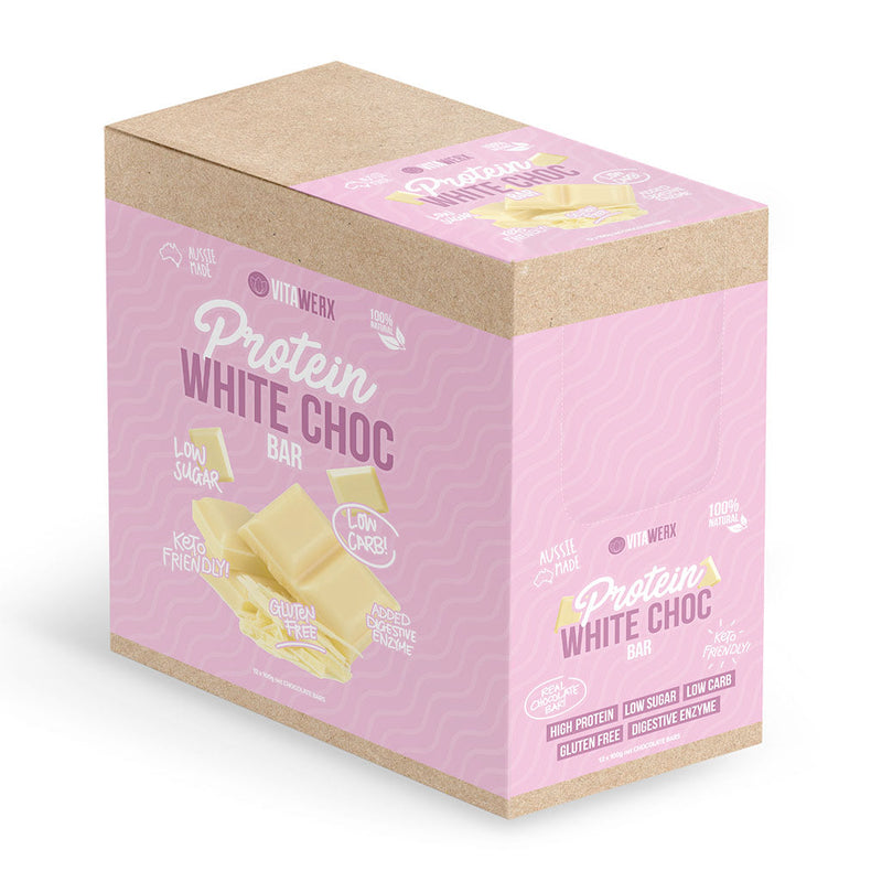 Keto Store NZ | Lowest Price Vitawerx NZ | White Vitawerx 100gm x 12 Blocks Box