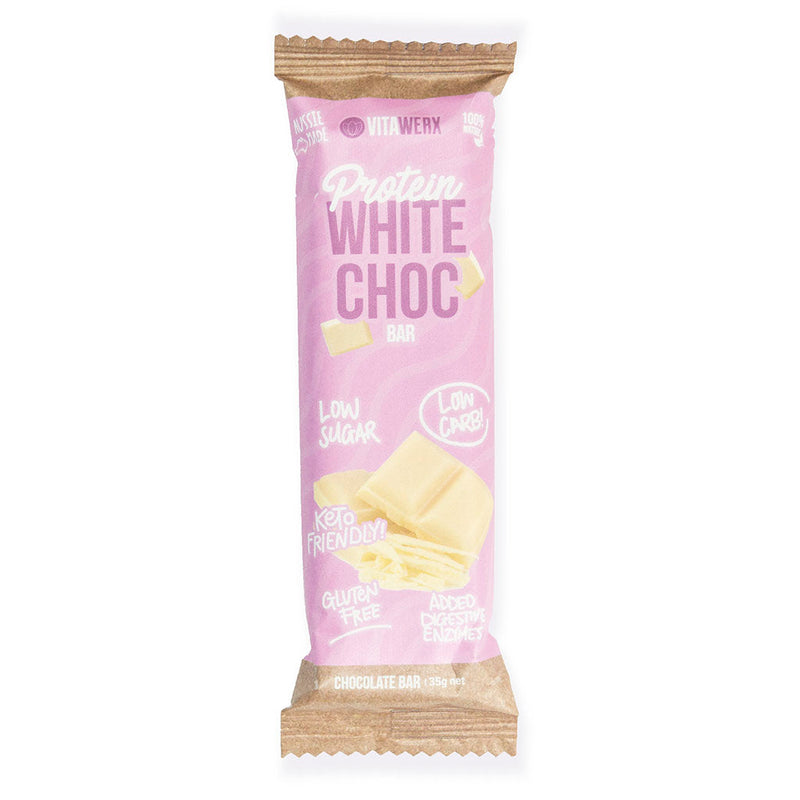 Keto Store NZ | Chocolate White Protein Vitawerx 35g | Keto Snacks