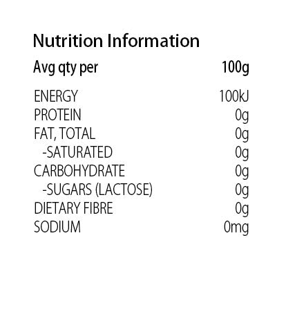 Keto Store NZ | Nutrition Information Erythritol Stevia